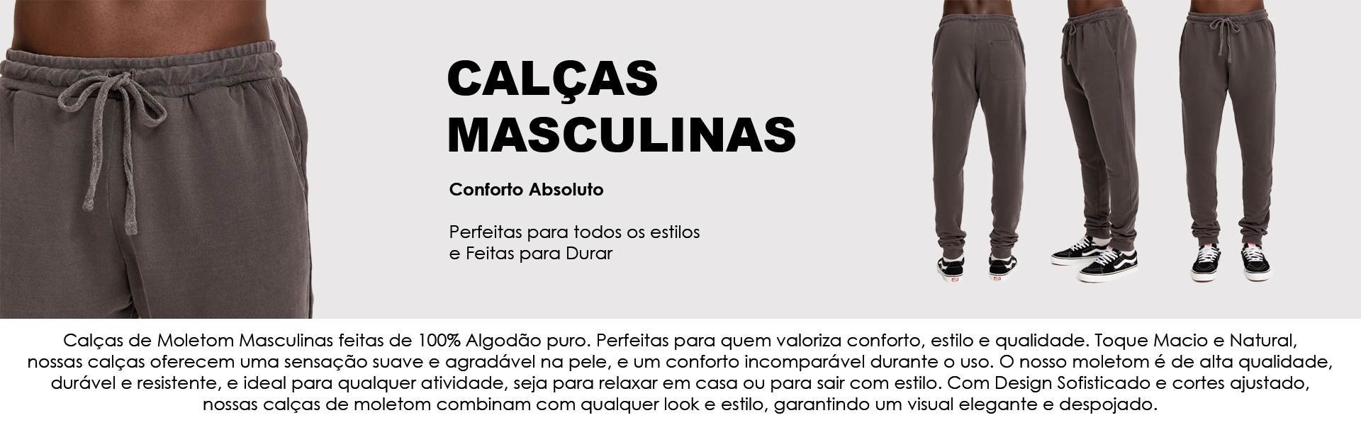 Calça de Moletom Private Label. Você achou o mais completo fornecedor de roupas do mercado! IZ Têxtil Confecção Private Label!