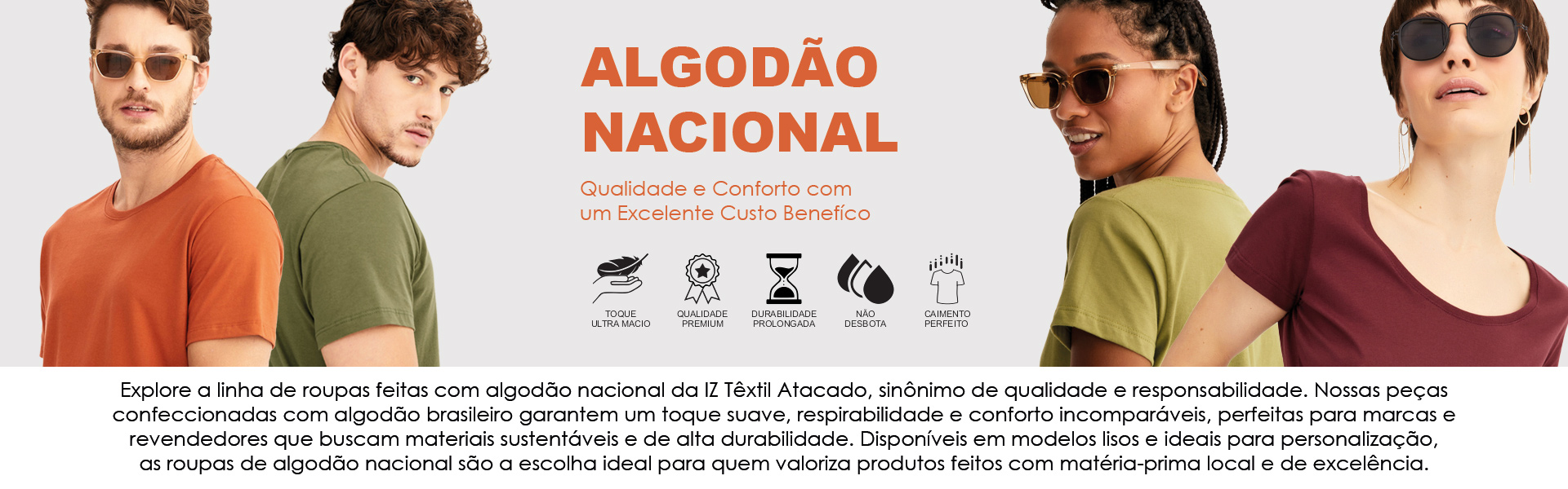 Confecção Private Label de Roupas de Algodão. A IZ Têxtil confecções é referência no mercado!