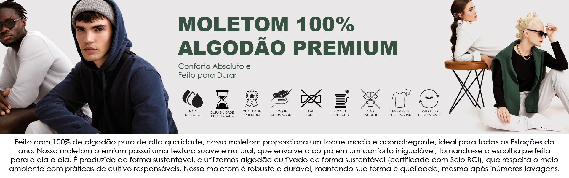 Moletom Private Label. O melhor e mais completo fornecedor do mercado, você já conhece: IZ Têxtil Confecções Private Label!