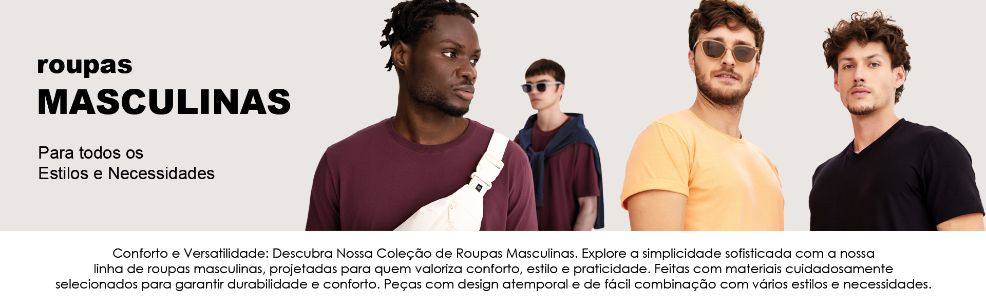 Roupas Masculinas feitas com o melhor algodão brasileiro certificado com selo BCI você encontra só na IZ Têxtil Private Label!