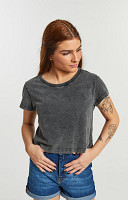 Cropped Marmorizado de Algodão Premium Feminino - Personalizado