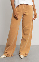 Calça Wide Leg de Moletom Estonado de Algodão Premium Feminina - Personalizada