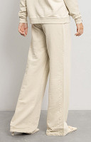 Calça Wide Leg de Moletom de Algodão Sustentável Premium Feminina - Personalizada