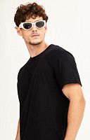 Amostra Camiseta de Algodão Sustentável Premium Masculina